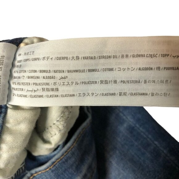 Abercrombie & Fitch The Super Skinny Ultra High Rise Distressed Jeans Size 6/28 - Picture 4 of 10